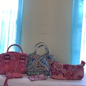 VERA BRADLEY purse and wallet BUNDLE